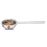 Hawkins 1.5 Cup Tadka Pan, 360 ml Triply Stainless Steel Pan, Induction Pan, Silver (STP15)
