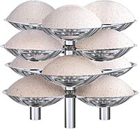 Hawkins 12 Idli Set for 5.0 Litre Pressure Cooker,Silver ID12L