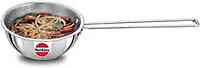 Hawkins 2.5 Cup Tadka Pan, 600ml Triply Stainless Steel Pan, Silver (STP25)