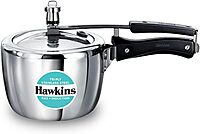 Hawkins 2.5 Litre Triply Stainless Steel Pressure Cooker, Inner Lid Cooker, Silver (HSST25)