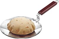 Hawkins 24 cm Tava, Triply Stainless Steel Tawa with Stainless Steel Handle, Induction Tawa, Silver (SSTV24)