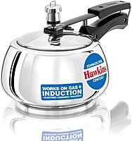 Hawkins Contura Stainless Steel Pressure Cooker, 2.0 Liter Capacity