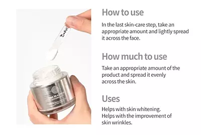 Close-up of cream texture for smooth, dewy skin finish