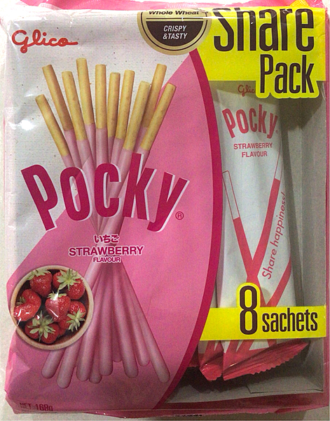 Pocky Strawberry Value Pack 168g