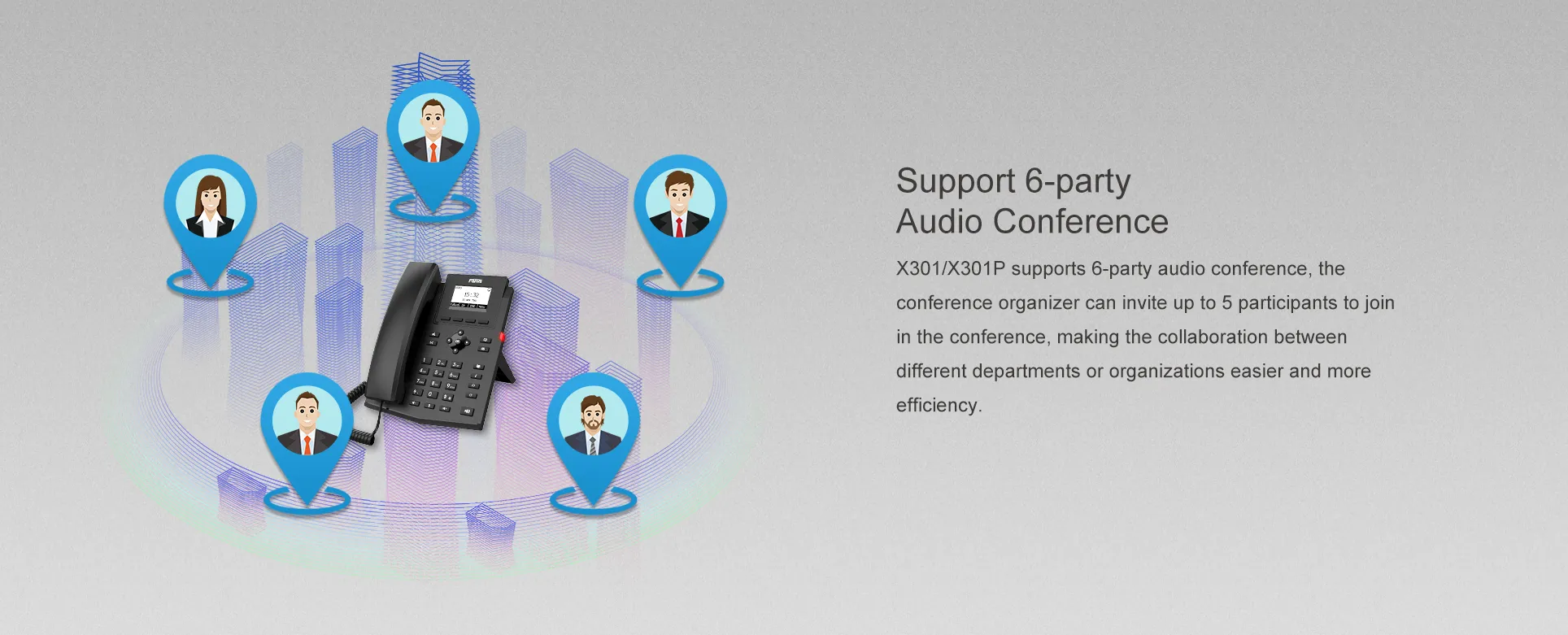 Fanvil X301P Entry Level IP Phone