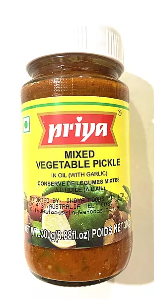 Priya Mixed Veg W Gar 300g