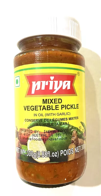Priya Mixed Veg W Gar 300g