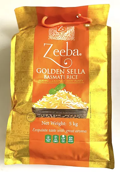 Zeeba Golden Sella Rice 5KG