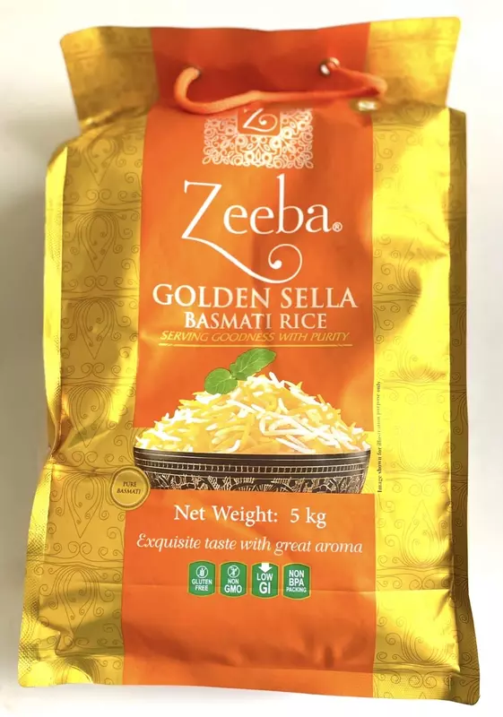 Zeeba Golden Sella Rice 5KG