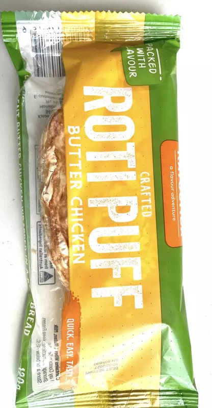 KT Roti Puff Butter Chicken 120g