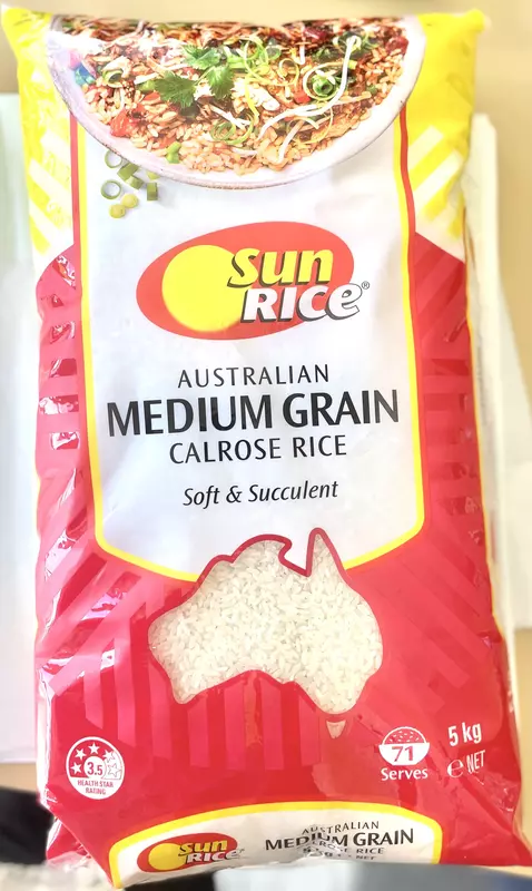 Sunrice Jasmin Rice 5KG