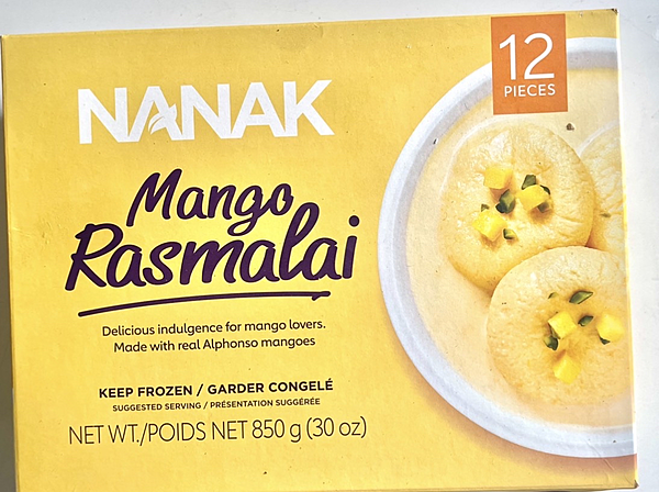 NANAK Mango Rasmalai 850g