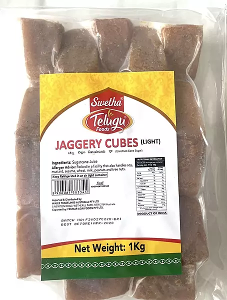 TF Jaggery Cubes Light  1kg
