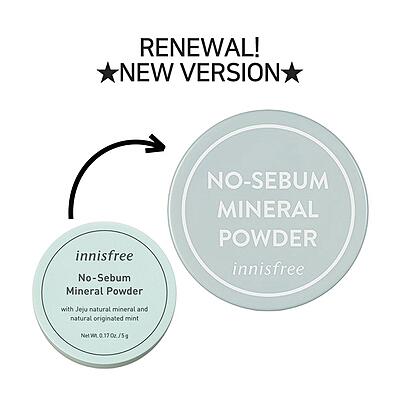 Innisfree oil control powder for matte finish