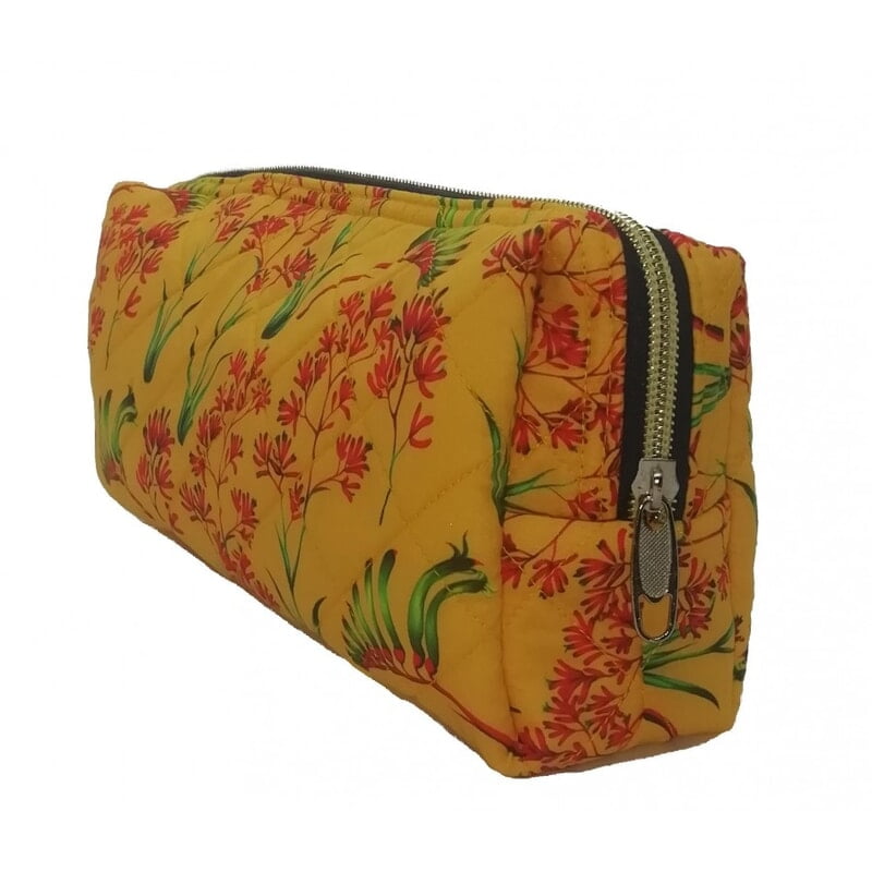 Kangaroo Paw Yellow Toiletry Bag Kangaroo Paw Yellow Toiletry Bag