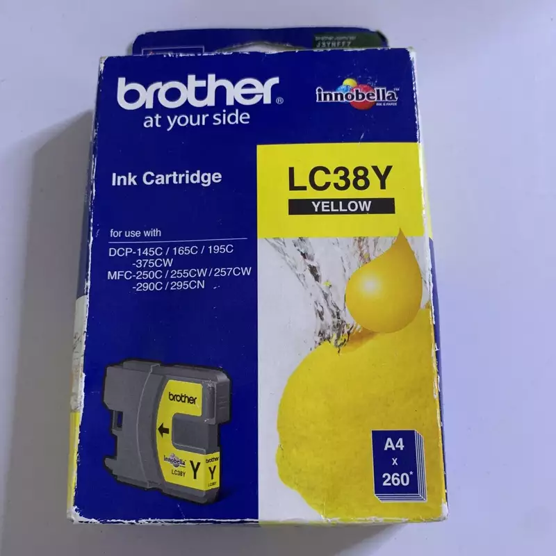Brother LC38 Yellow Ink Cart