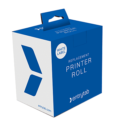 Entrytab Printer Label Roll (White) Entrytab Printer Label Roll (White)