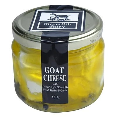 Meredith Goats Fetta Jar 320g X 12 NOTE WE ONLY SELL THIS FOR PICK UP OR BY PRIOR ARRANGEMENT BECAUSE IT REQUIRES REFRIGERATION. Meredith Goats Fetta Jar 320g X 12 NOTE WE ONLY SELL THIS FOR PICK UP OR BY PRIOR ARRANGEMENT BECAUSE IT REQUIRES REFRIGERATION.