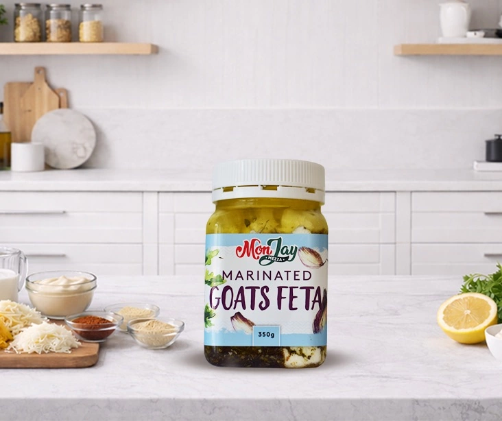 Marinated Goats Feta Cheese - 350G