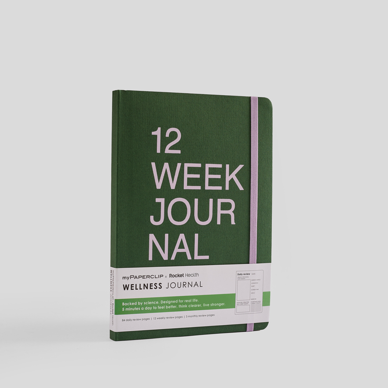 myPAPERCLIP 12 Week Wellness Journal