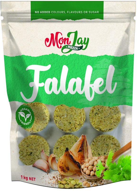 Falafel Burger Patties - Pre-Cooked -12P [Frozen]