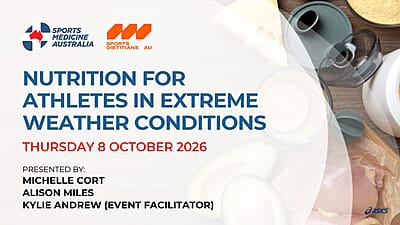 WEBINAR: Nutrition for Athletes in Extreme Weather Conditions