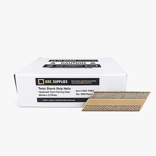 OAC Twist Gun Nails 60mm (3000 pcs)