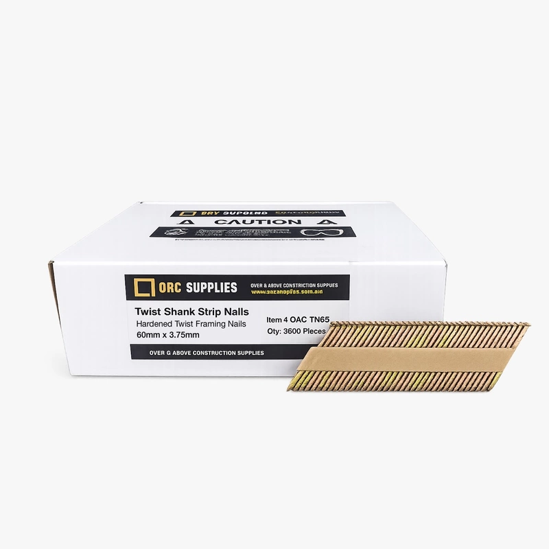 OAC Twist Gun Nails 60mm (3000 pcs)