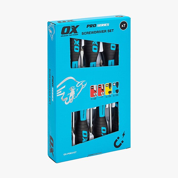 OX Screwdrivers 7 Pack