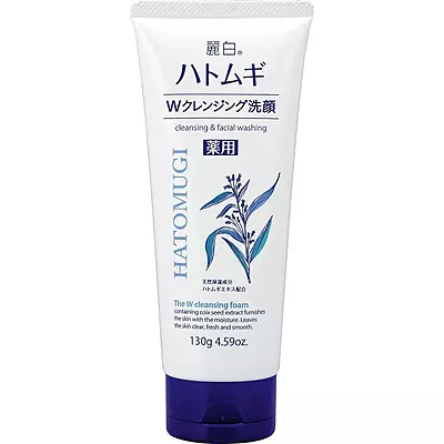 Gentle moisturizing cleansing foam by Hatomugi