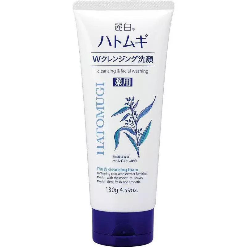 Gentle moisturizing cleansing foam by Hatomugi