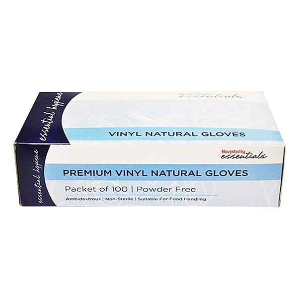 Vimyl BLUE Gloves [M]  [1 Carton is 10 Boxes of 100]
