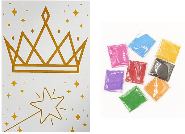 Purim Crown and Wand Sand Craft
