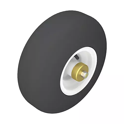 TIRE & WHEEL - 13X5.00-6 SMOOTH PNEUMATIC 4 PLY