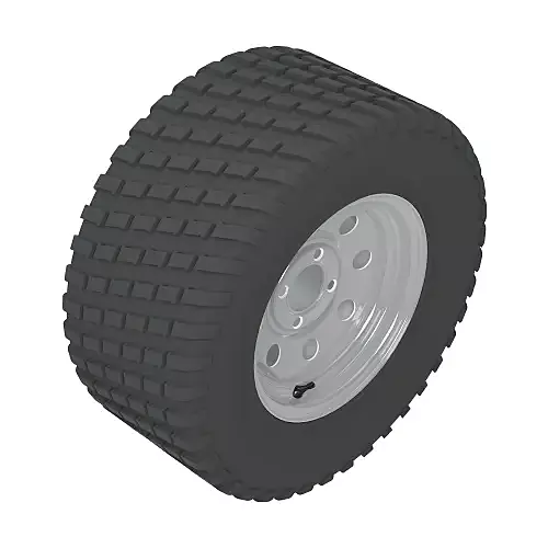 TIRE & WHEEL - 23X9.50-12 TURF MASTER 4 PLY