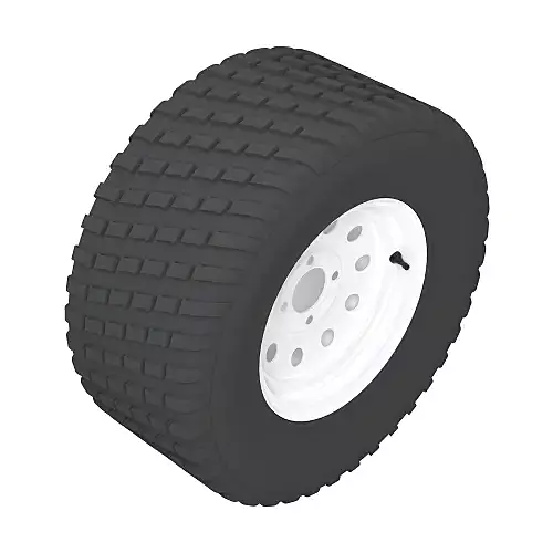TIRE & WHEEL - 24X9.50-12 TURF MASTER 4 PLY