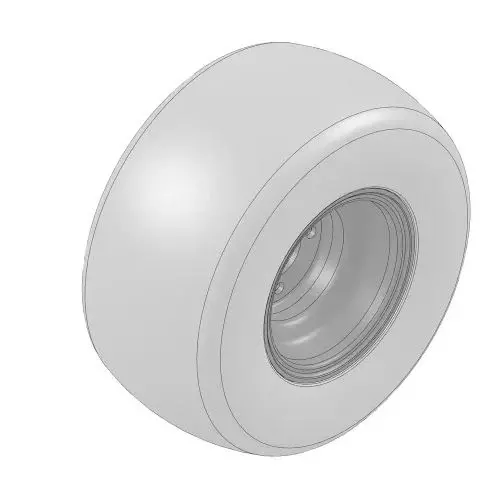 Tire & Wheel - 18x9.50-8 (2 Ply) Carlisle Smooth