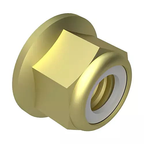 LOCKNUT - FLANGED NYLOC BEDKNIFE