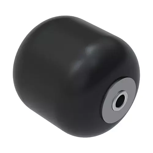 ROLLER - SMOOTH UHMW POLYETHELYNE FRONT 5 IN DIA