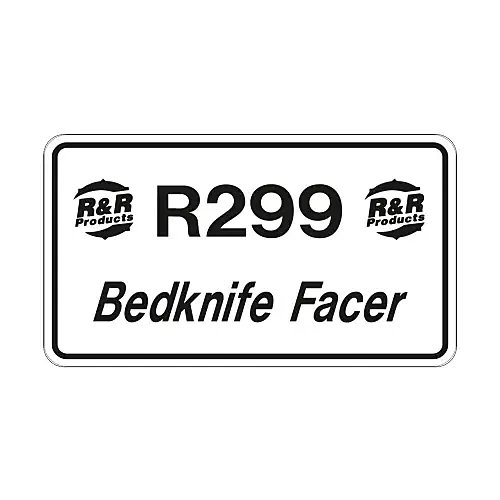 DECAL - BEDKNIFE FACE GRINDER