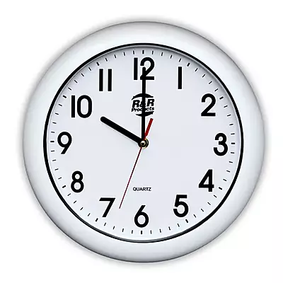R&R INDOOR/OUTDOOR WALL CLOCK