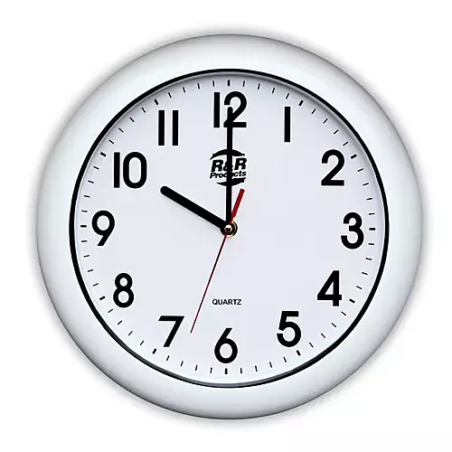 R&R INDOOR/OUTDOOR WALL CLOCK