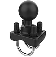 RAM Double U-Bolt Ball Base for 1" - 1.25" Rails - C Size RAM Double U-Bolt Ball Base for 1" - 1.25" Rails - C Size