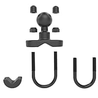RAM Handlebar U-Bolt Base for Rails 0.5" to 1.25" in Diameter - B Size RAM Handlebar U-Bolt Base for Rails 0.5" to 1.25" in Diameter - B Size