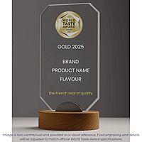 Official Trophy 2025 - Glass Engraved