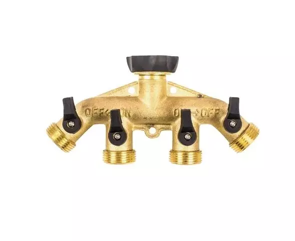 Underhill 4-WAY Hose Tap/Valve - 3/4 in Underhill 4-WAY Hose Tap/Valve - 3/4 in