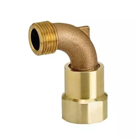 Underhill Brass Hose Swivel - 1in Fpt x 3/4in MHT