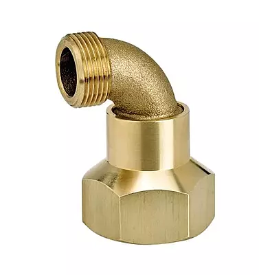 Underhill Brass Hose Swivel - 1-1/2in Fpt x 1in MHT