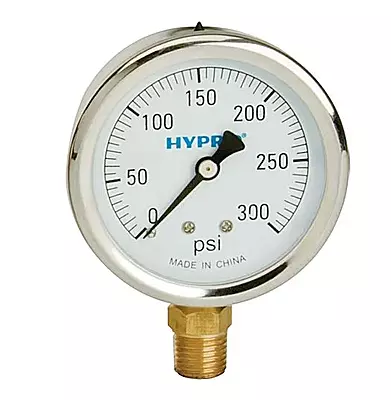 HYPRO PRESSURE GAUGE - 0-300 PSI