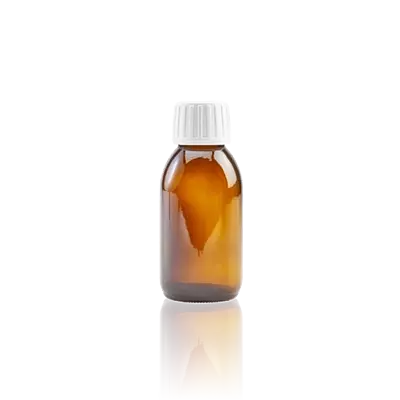 Syrup 100ml Amber Glass Bottle